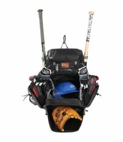RAWLINGS R1000 Gold Glove Backpack -metal-cleats store r1000 gold glove backpack 2