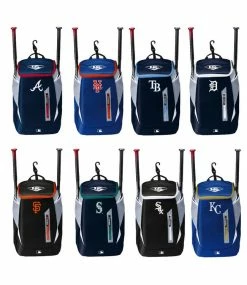 LOUISVILLE SLUGGER Stick Pack Genuine MLB Backpack -metal-cleats store stick pack genuine mlb backpack 2